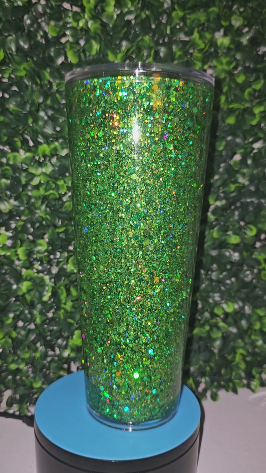 24oz glitter acrylic