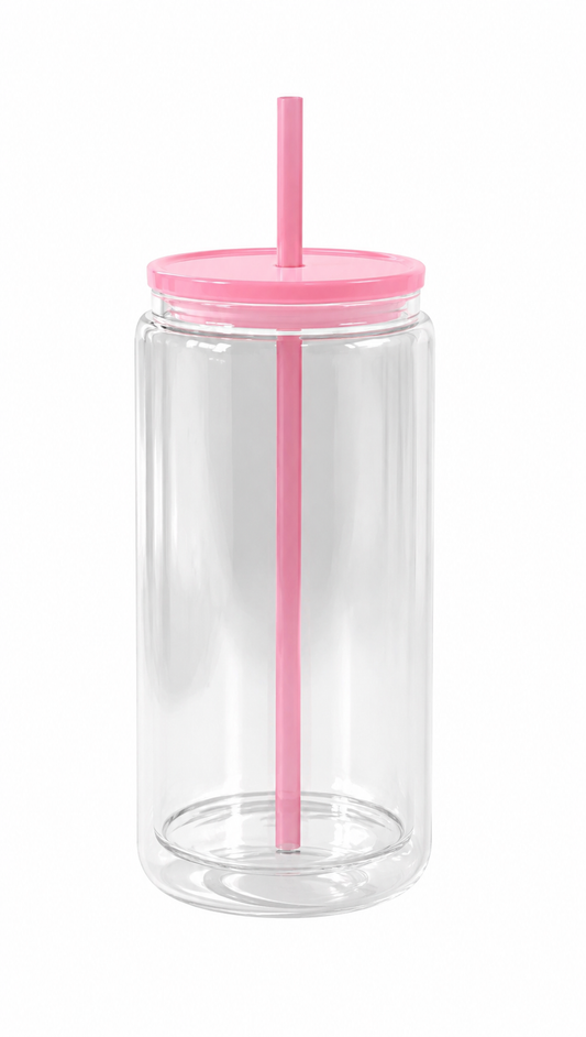 16oz Light Pink Acrylic